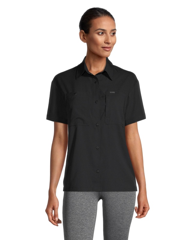 Columbia Women's Silver Ridge Omni-Shade Short Sleeve Button Up Shirt