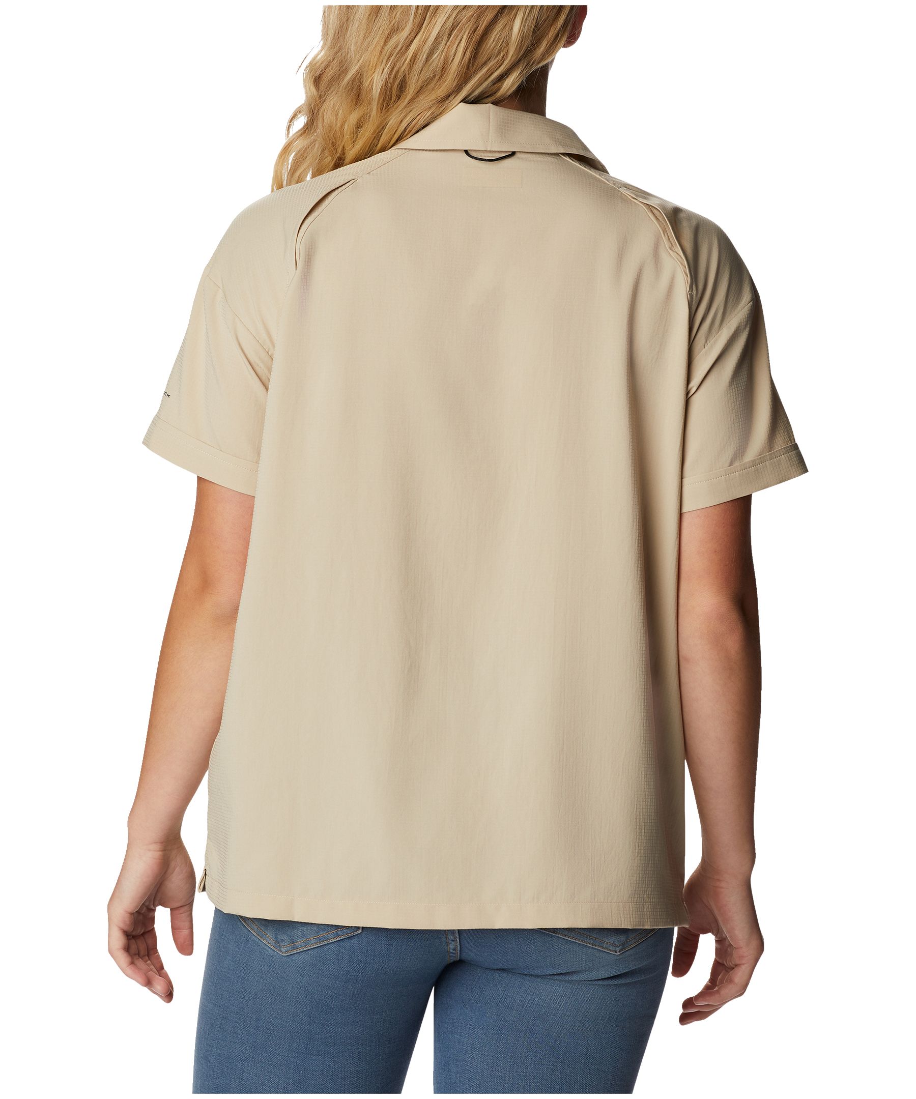 Chemise boutonnée à manches courtes avec protection Omni-Shade pour femmes, Columbia, Silver Ridge