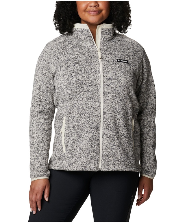 Columbia Women's Sweater Weather Full Zip Sweater Marks