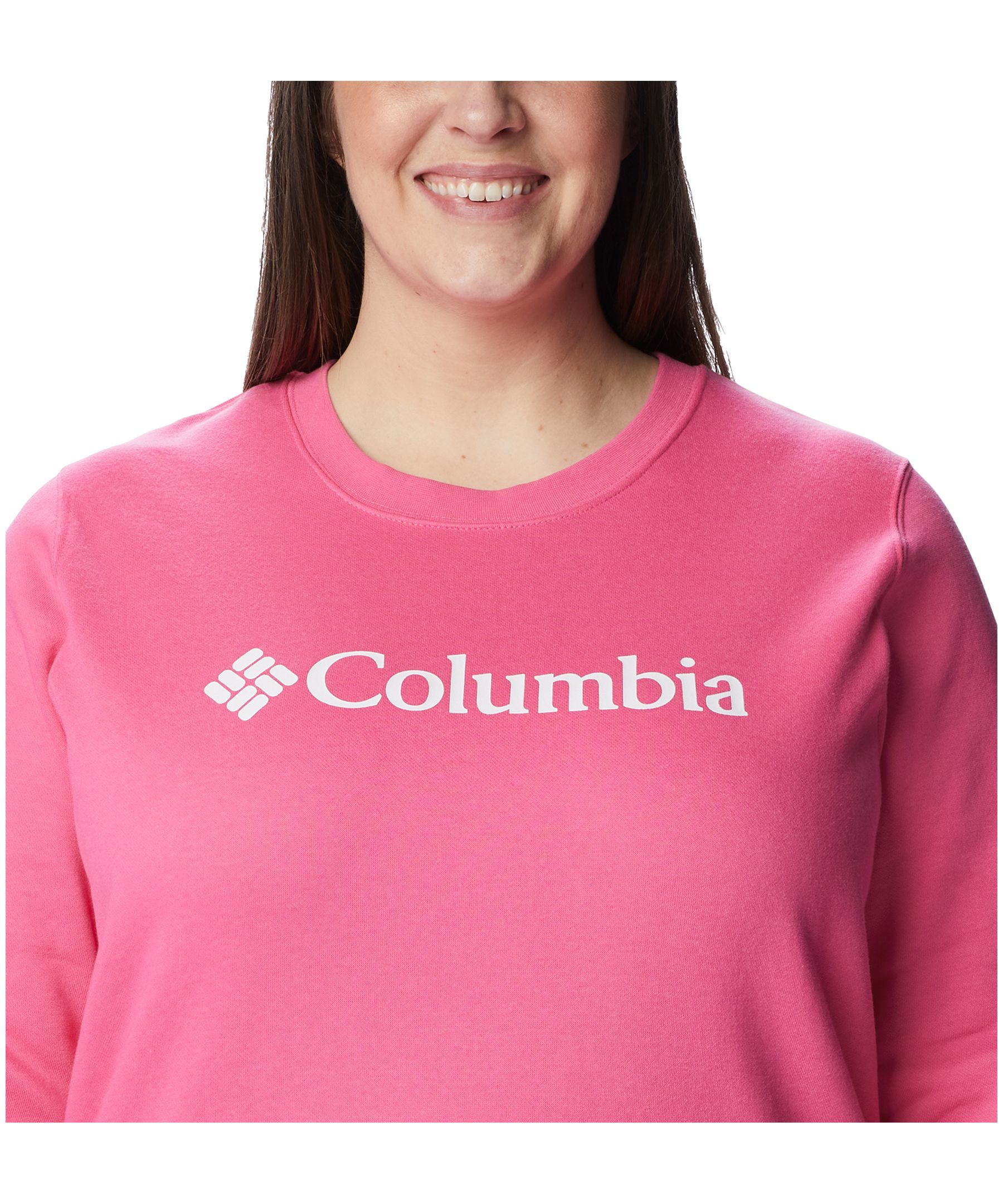 Pink 2025 columbia sweatshirt