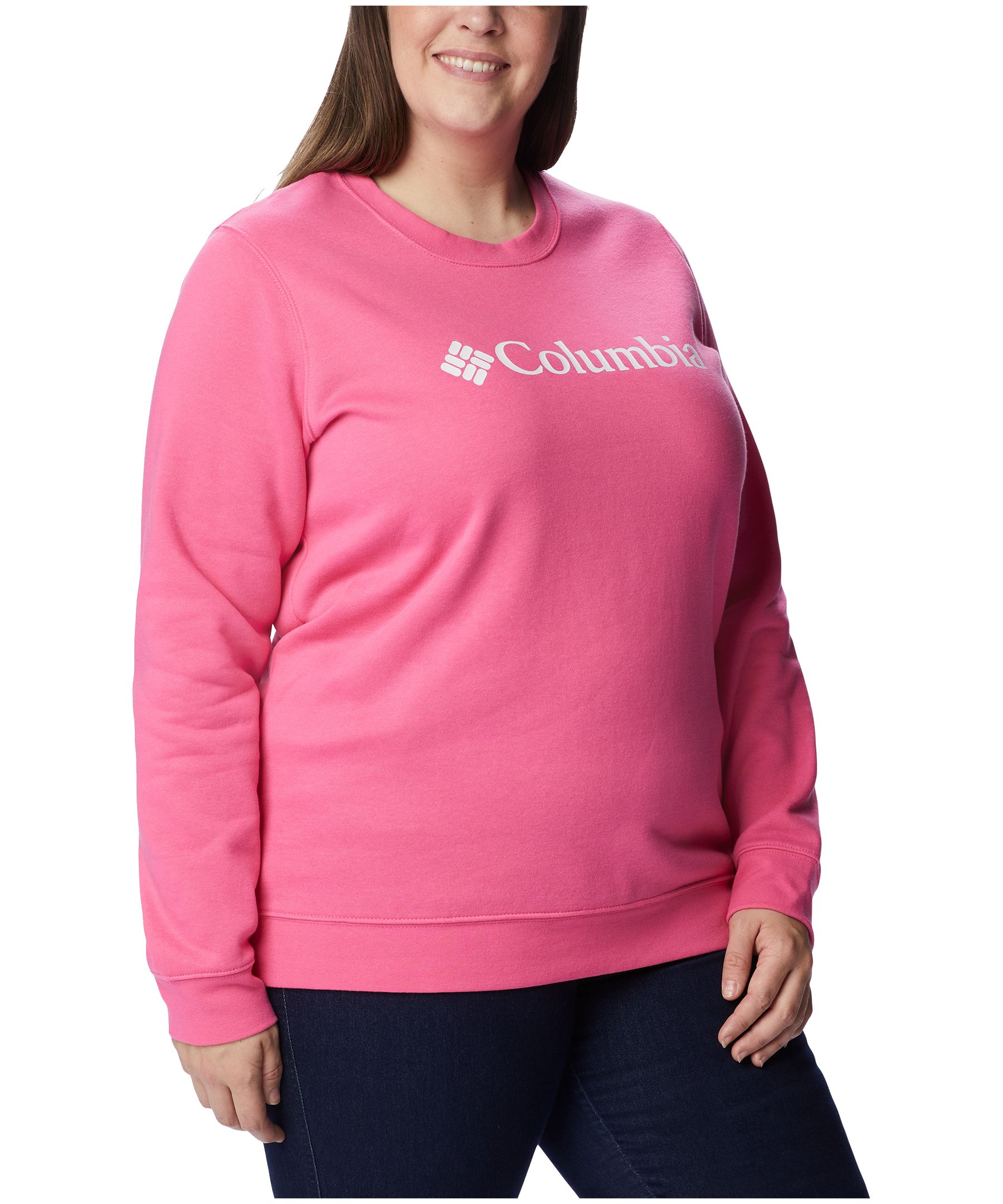 Pink 2025 columbia sweatshirt