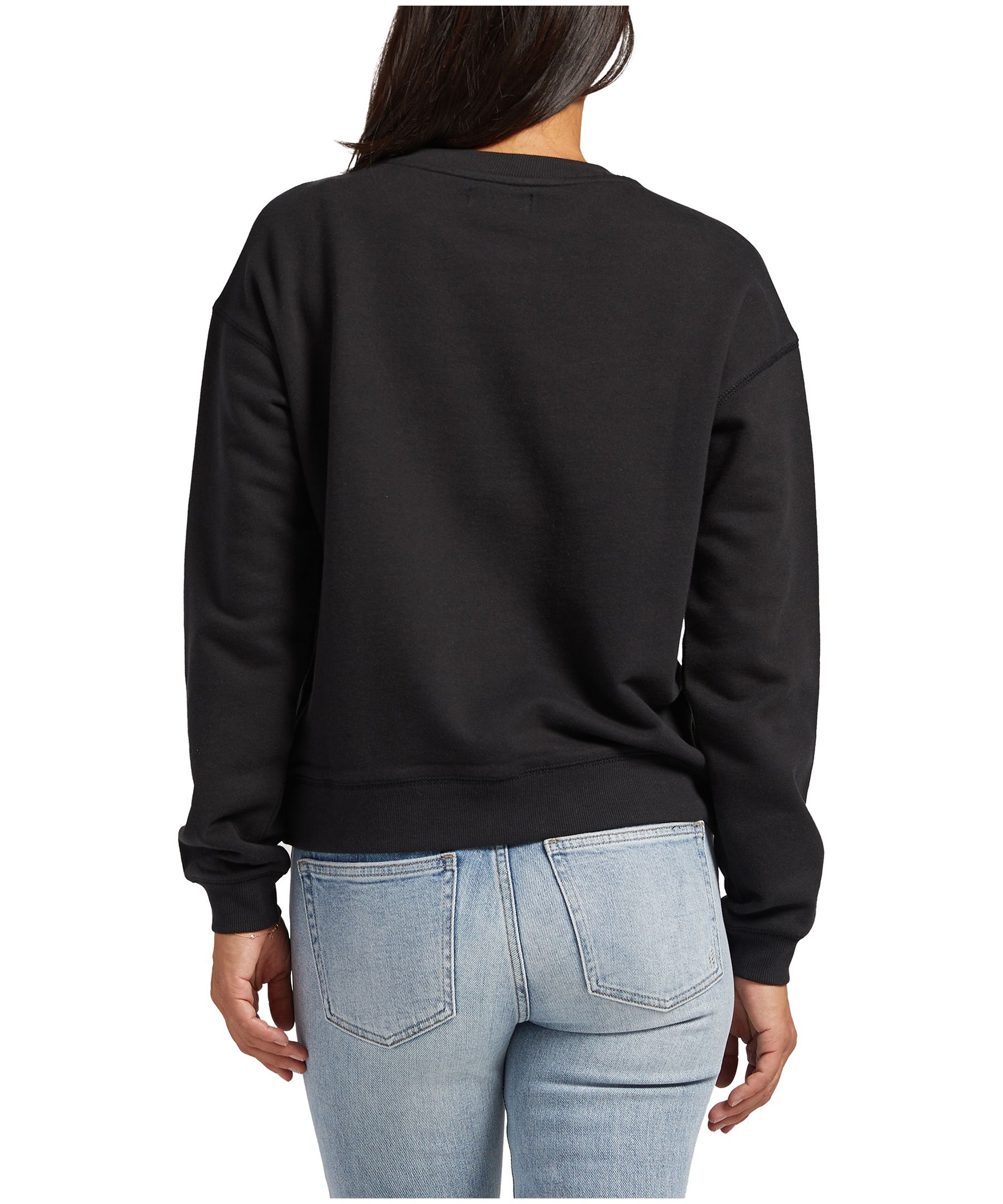 Silver Women's French Terry Crewneck Sweatshirt