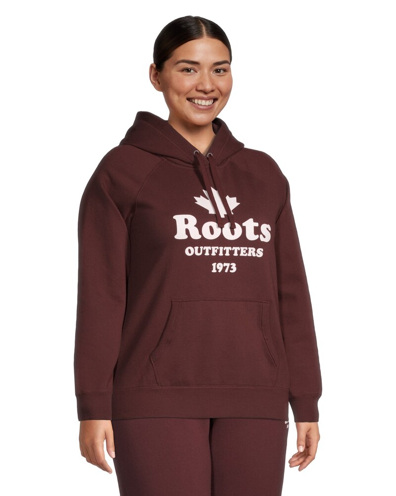 ROOTS Women's Fleece Kangaroo Hoodie Sweatshirt | Marks