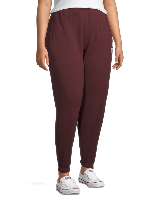ROOTS Women's Flocked Logo Sweatpants Marks