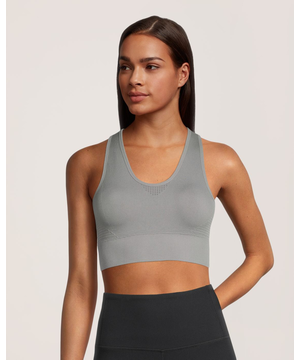 Soutien-gorge côtelé confortable sans coutures pour femmes, Live-In Confidence, Shambhala