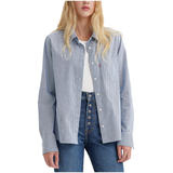 Levi's Women's Hemming Long Sleeve Button Up Blouse Front_Flat