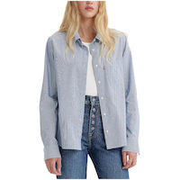 Blouse boutonnée à manches longues pour femmes, Levi's Hemming Front_Flat