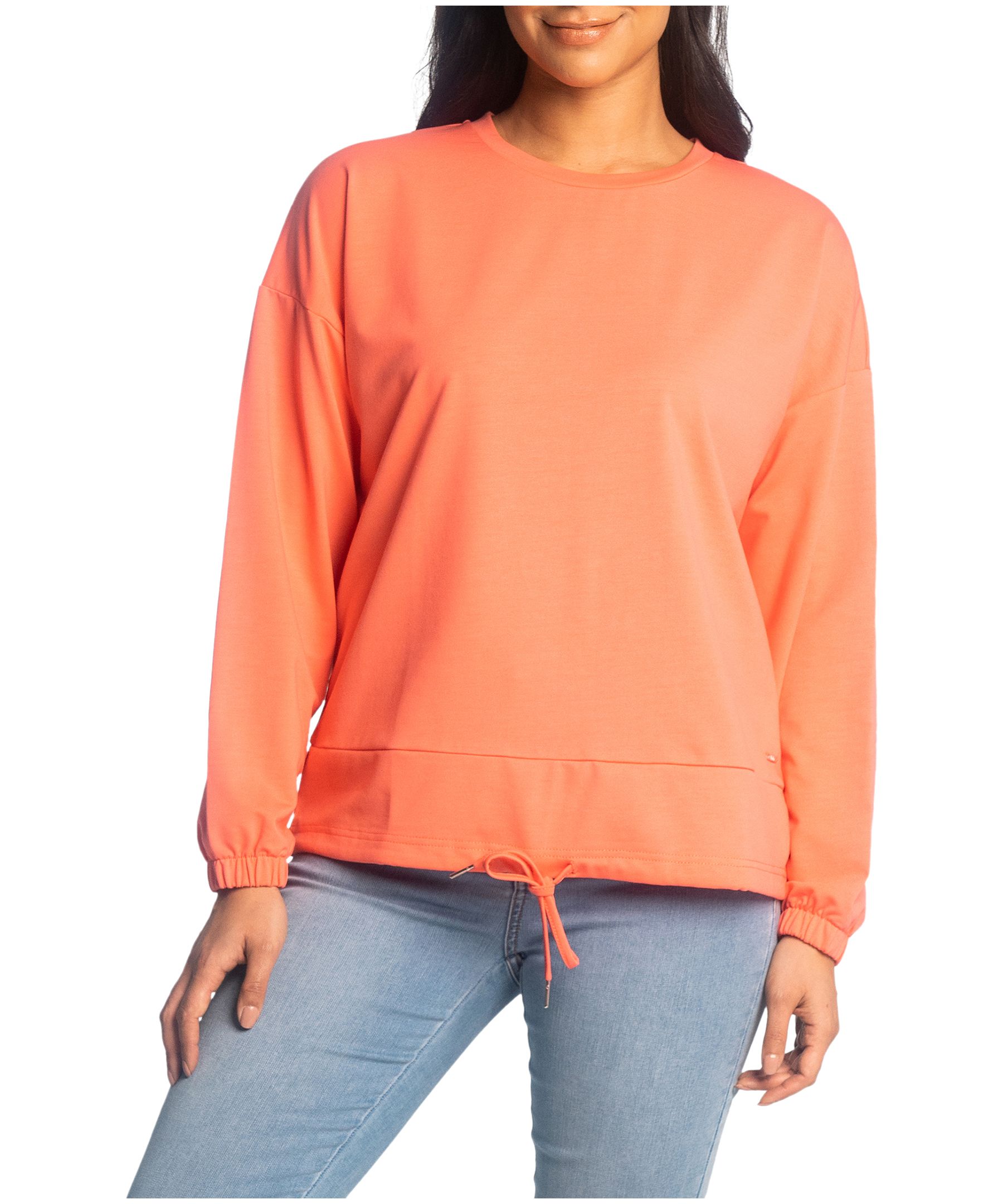 Chandail en molleton à col ras du cou pour femmes, Lois, Madelyn