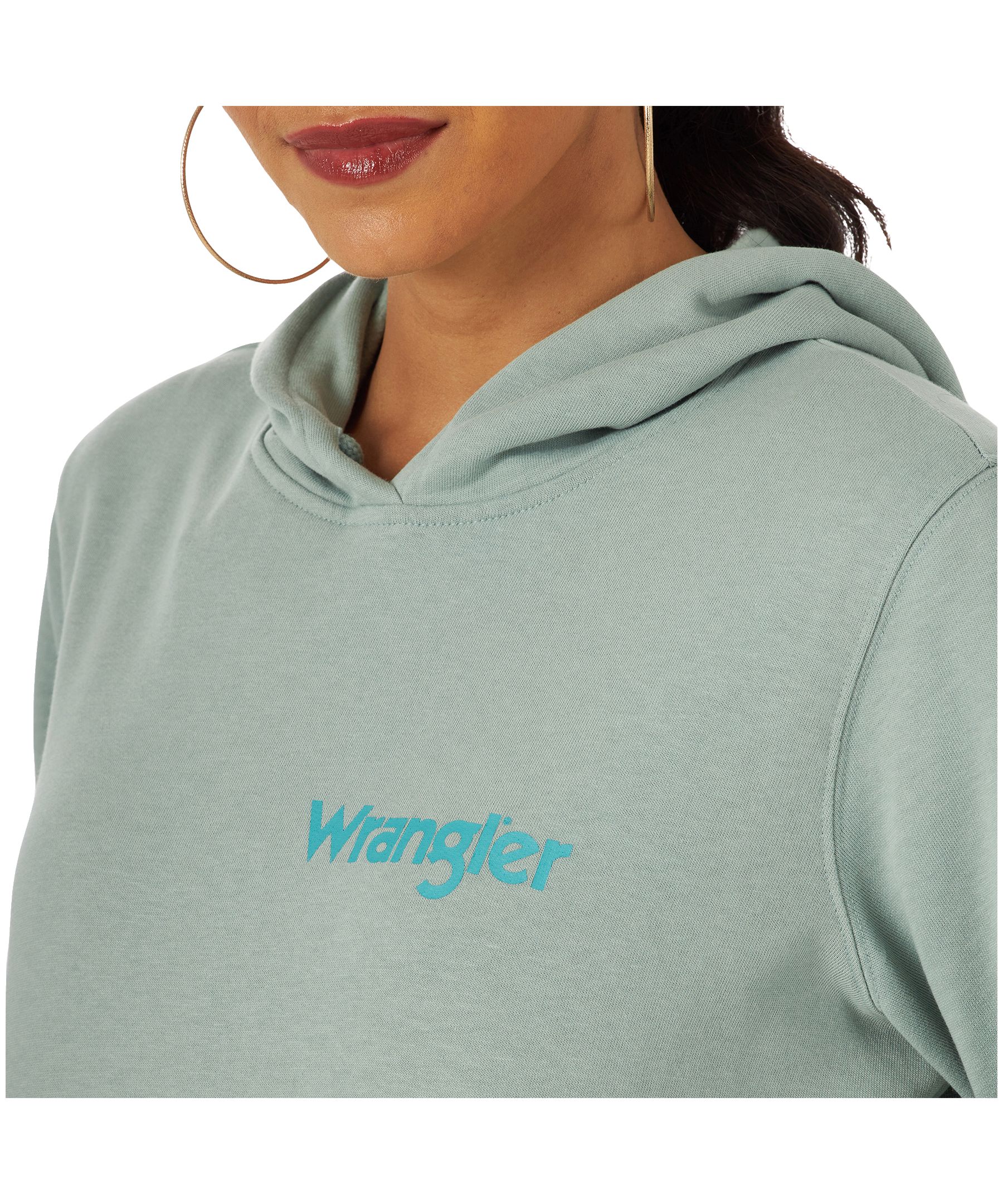 Wrangler Women's Retro Branded Hoodie Sweatshirt