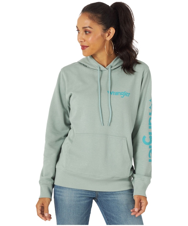 Wrangler Women's Retro Branded Hoodie Sweatshirt