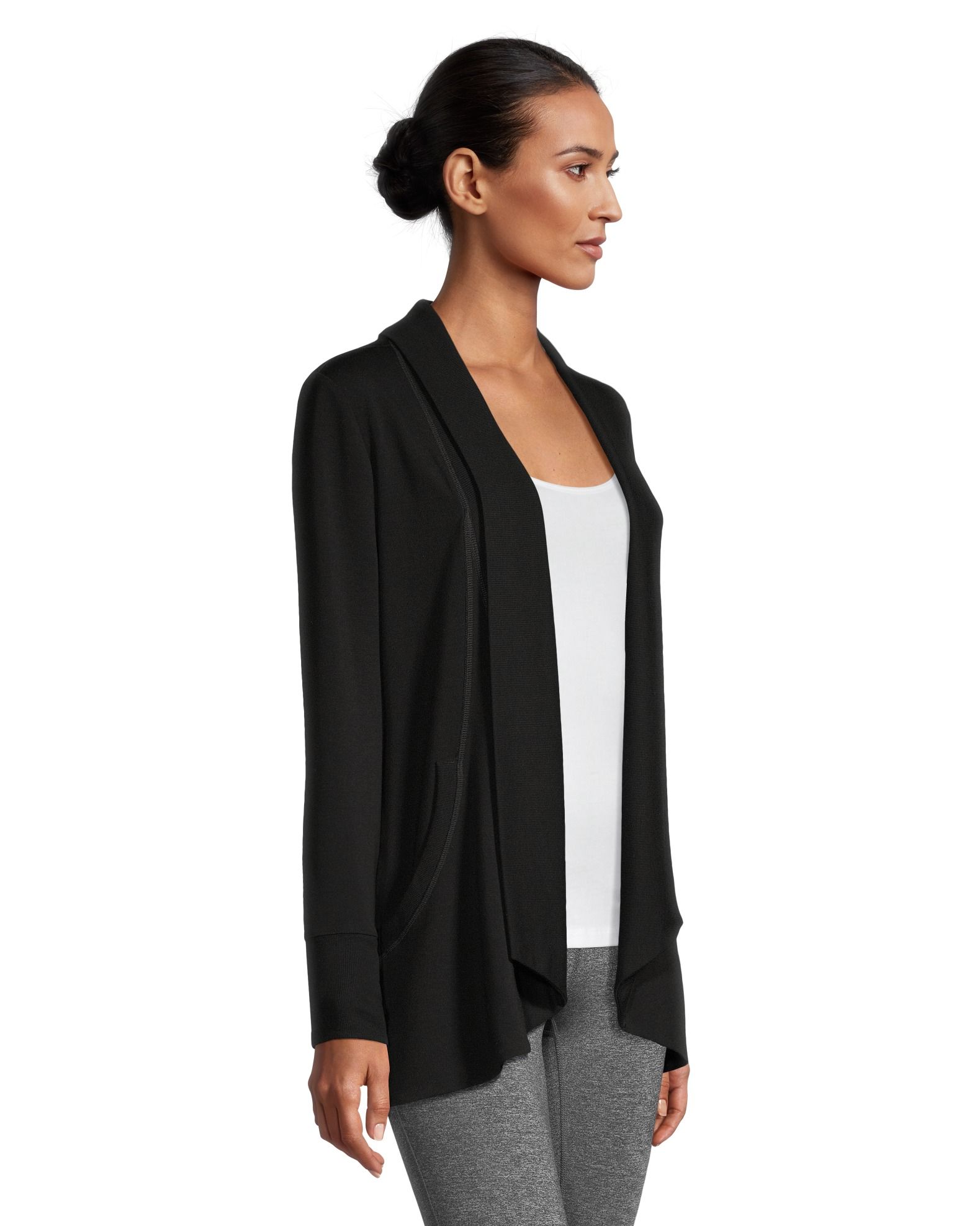 Denver Hayes Women's Luxe Supersoft Relaxed Fit Button Up Cardigan