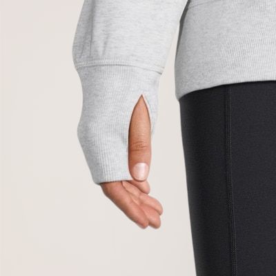 Chandail à capuche de coupe ajustée avec glissière pleine longueur pour femmes, Shambhala