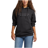 Silver Unisex Logo French Terry Hoodie Sweatershirt Front_Flat