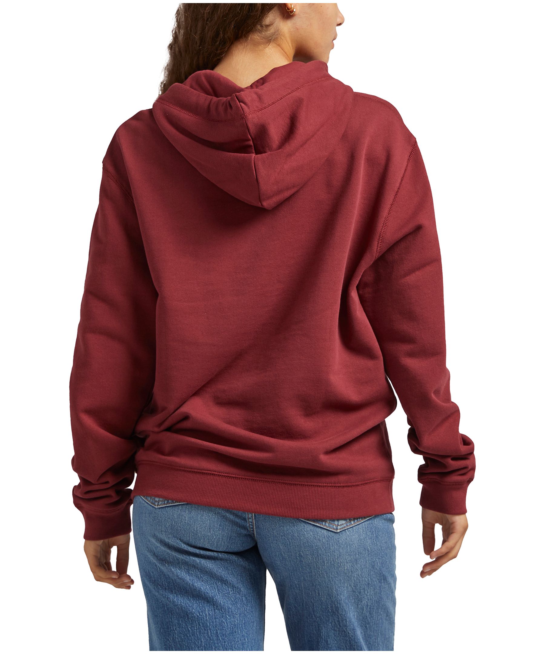 Chandail en molleton à capuche unisexe en bouclette avec logo, Silver