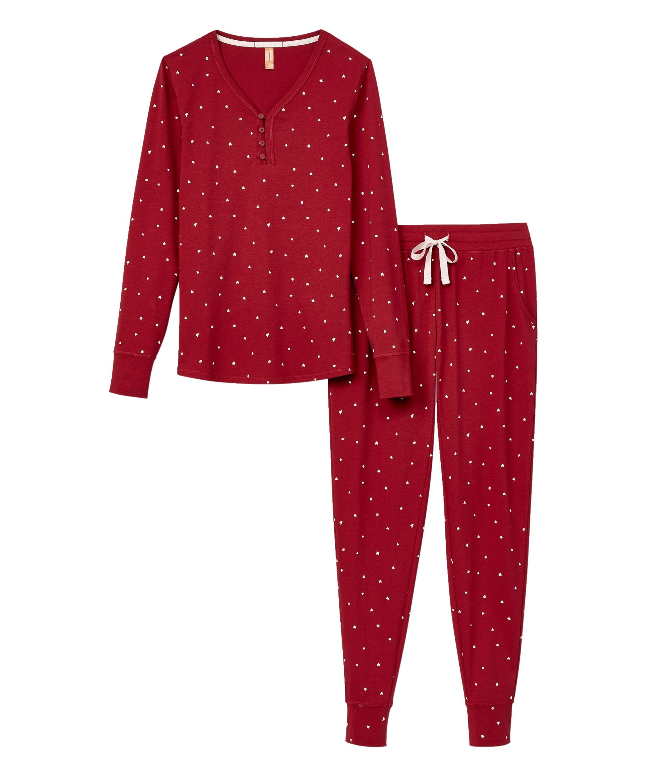 Denver Hayes Women's 2 Piece Henley Pajama Set Marks