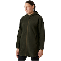 Helly Hansen Women's Maud Pile Long Fleece Jacket Front_Three_Fourths_Angled_Left