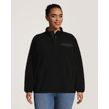 WindRiver Women's Hale 1/4 Snap Fleece Pullover Front_Flat