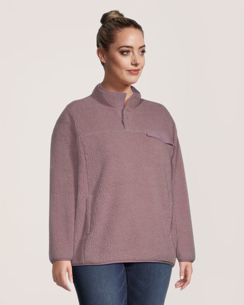 WindRiver Women's Hale 1/4 Snap Fleece Pullover