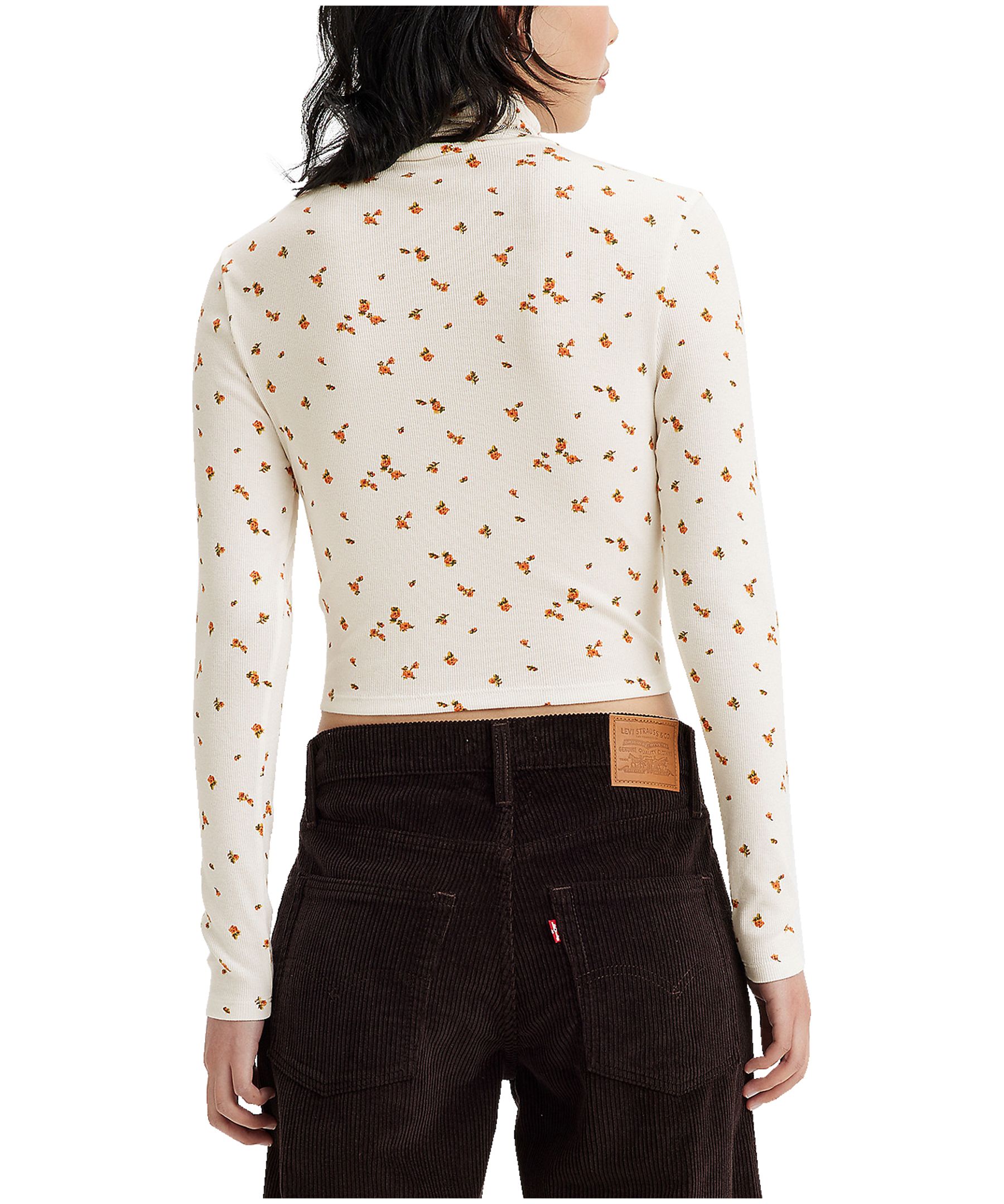 Col roulé Moon Rib à tricot côtelé extensible pour femmes, Levi's