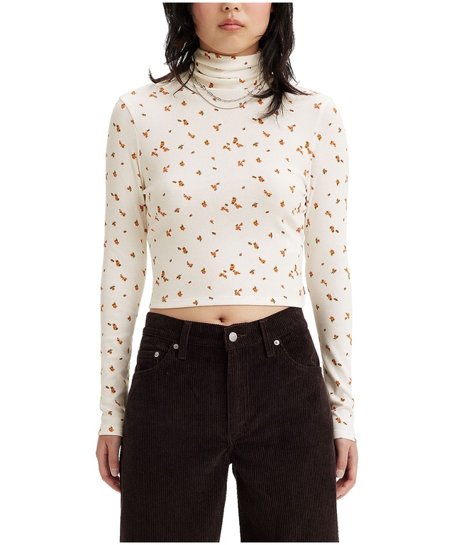 Levi's Women's Moon Ribbed Stretch Turtleneck