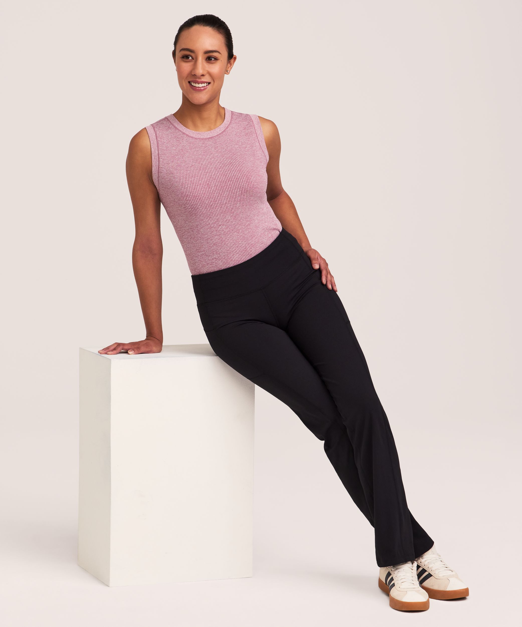 Pantalon droit confortable à enfiler pour femme, Shambhala