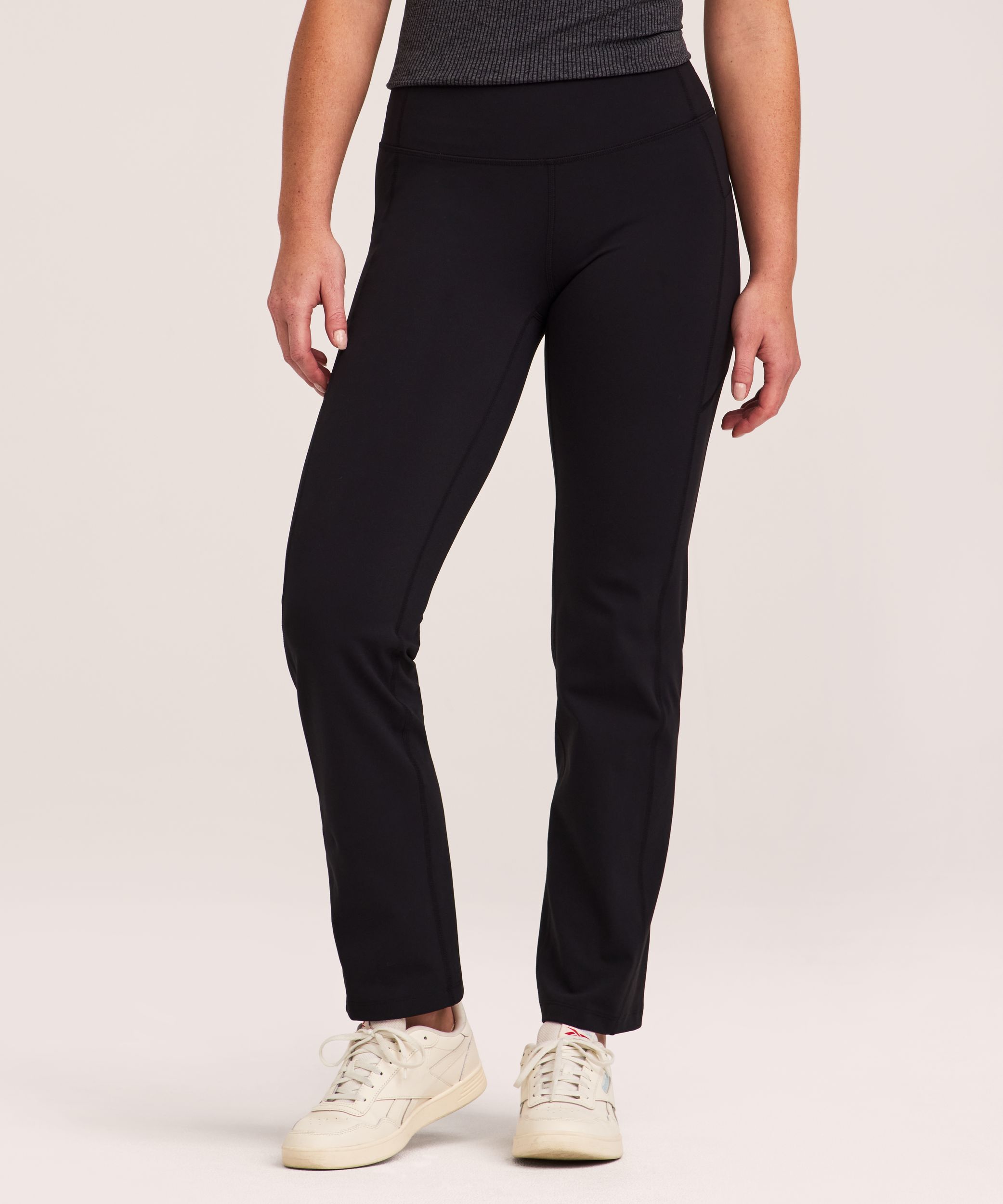 Shambhala Women's Live-In Comfort Straight Leg Pants - Short