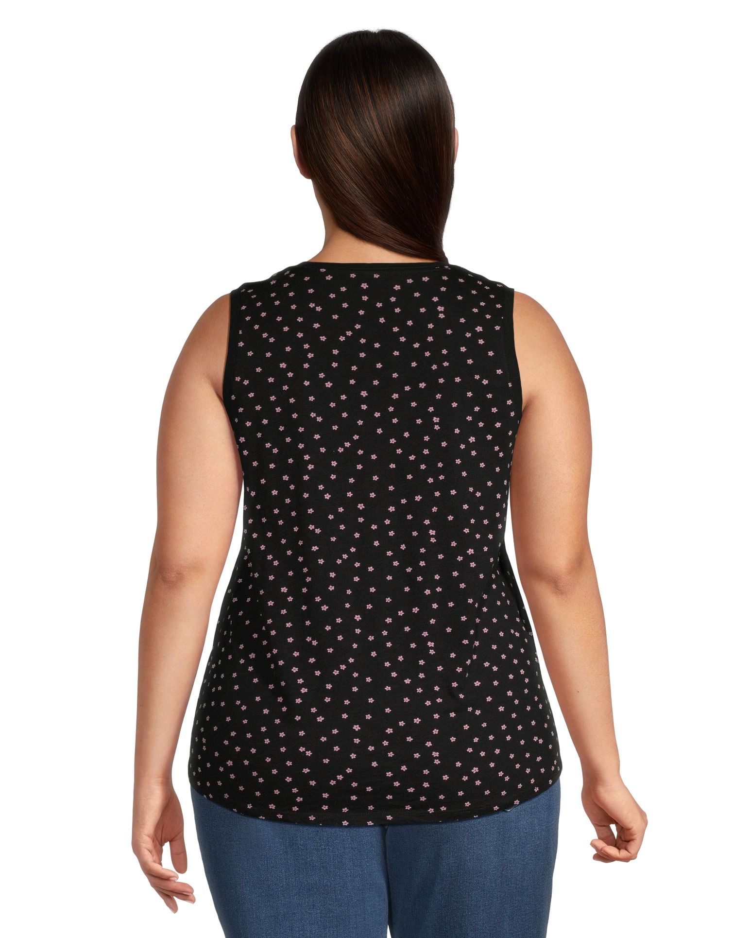 Débardeur en coton flammé à encolure en V pour femmes, Denver Hayes