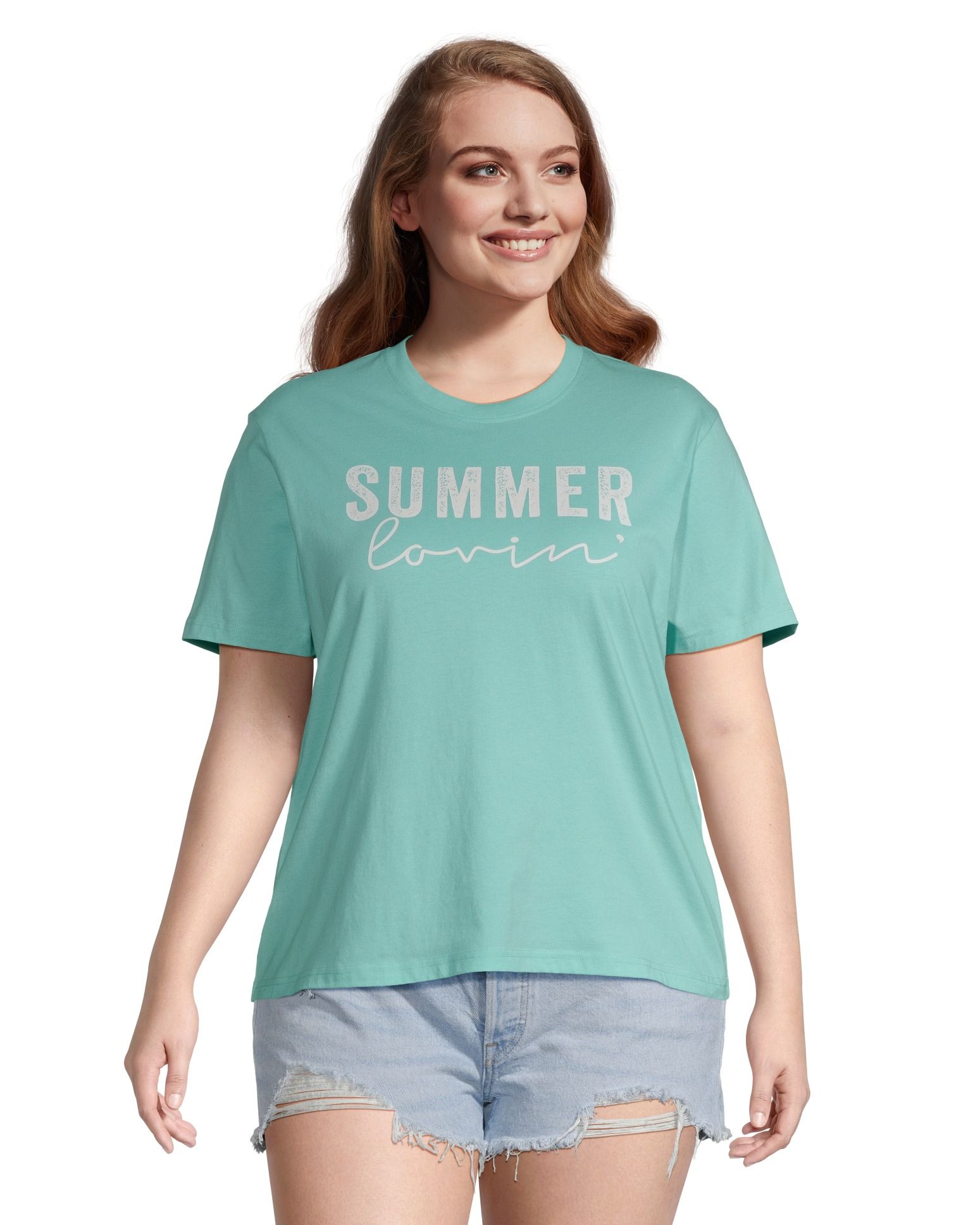 T-shirt graphique à manches courtes pour femmes, FarWest