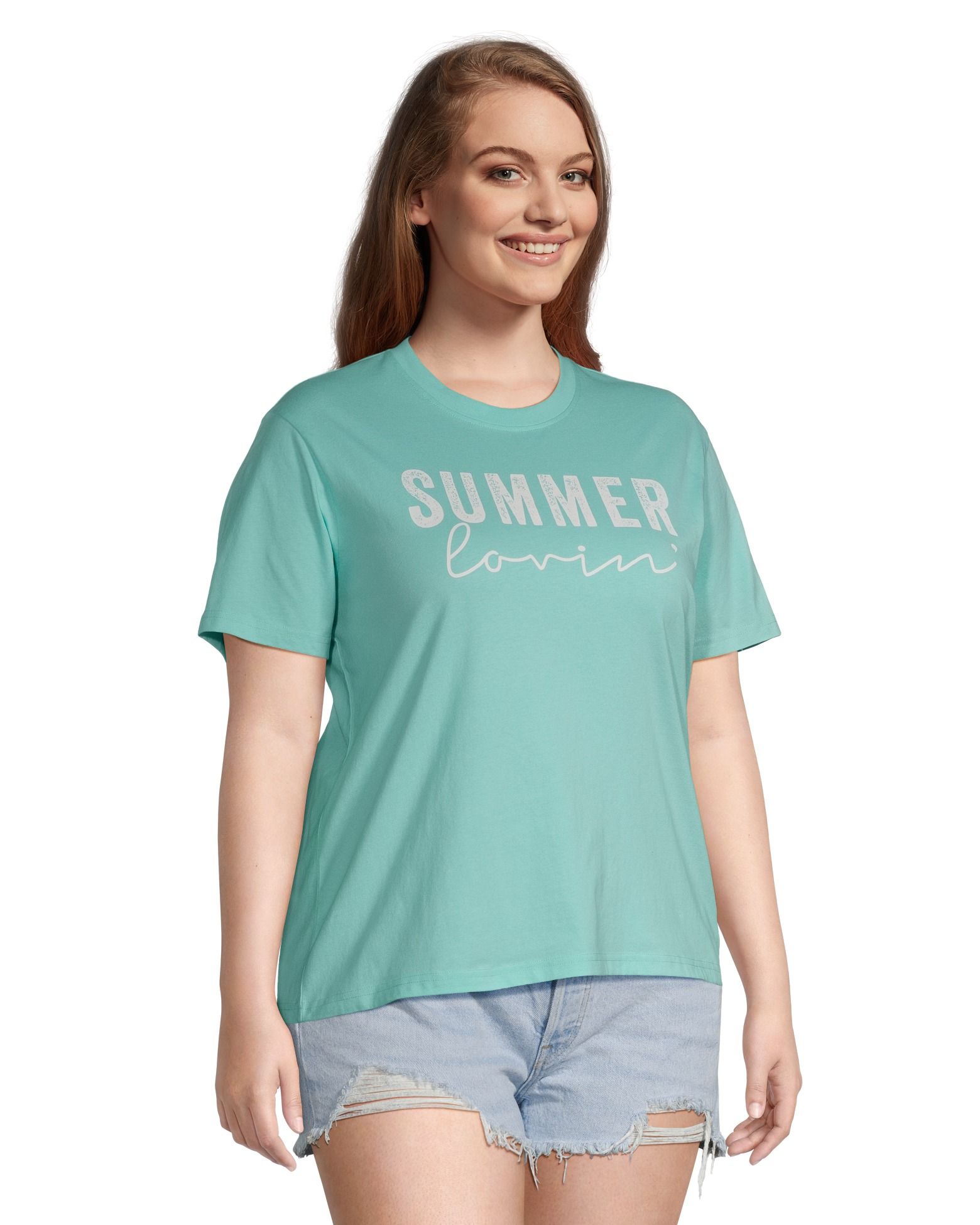 T-shirt graphique à manches courtes pour femmes, FarWest