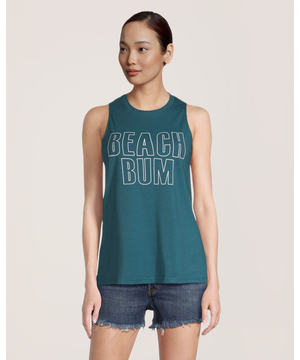 T-shirt graphique sans manches pour femmes, FarWest