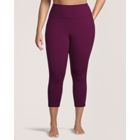 Legging court confortable à taille haute avec poche pour femmes, Shambhala Front_Flat