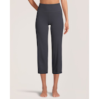 Legging court à taille haute et à jambe droite avec poche Live-in Confort pour femmes, Shambhala Front_Flat