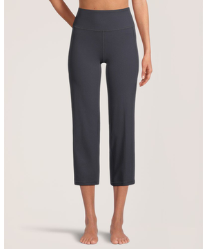 Legging court à taille haute et à jambe droite avec poche Live-in Confort pour femmes, Shambhala