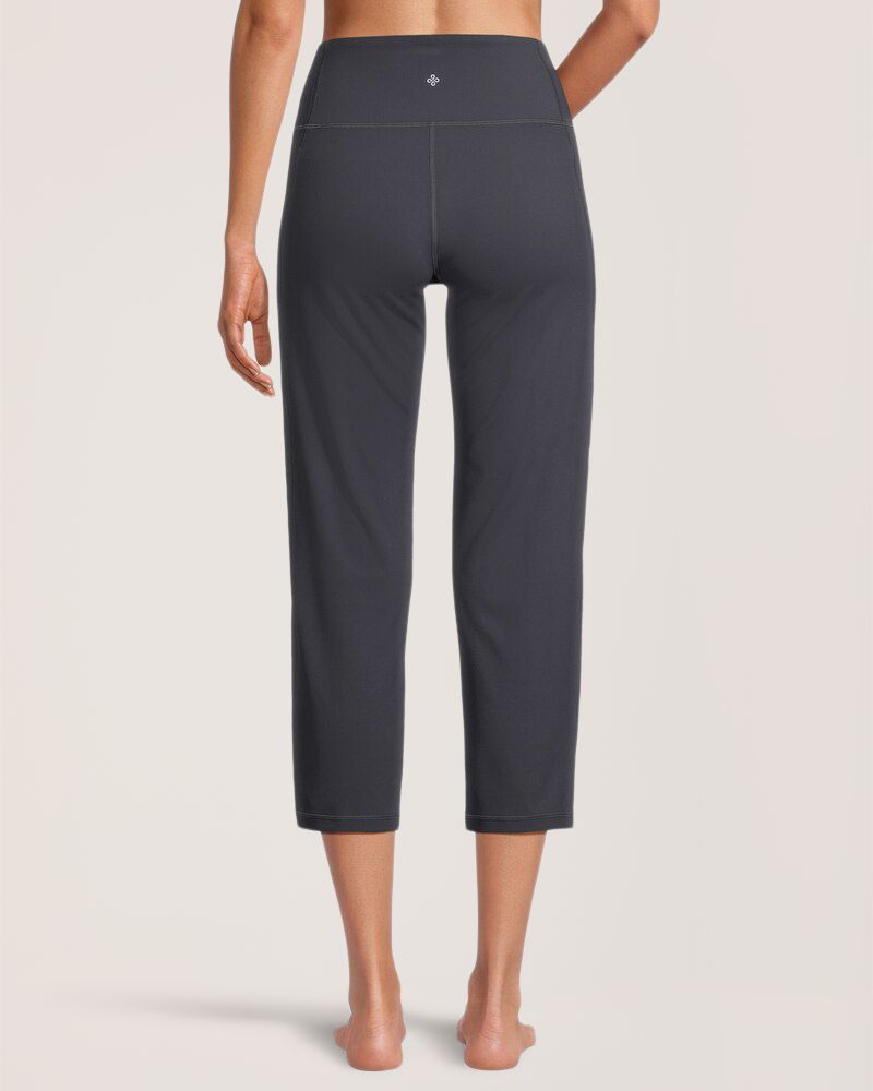 Legging court à taille haute et à jambe droite avec poche Live-in Confort pour femmes, Shambhala