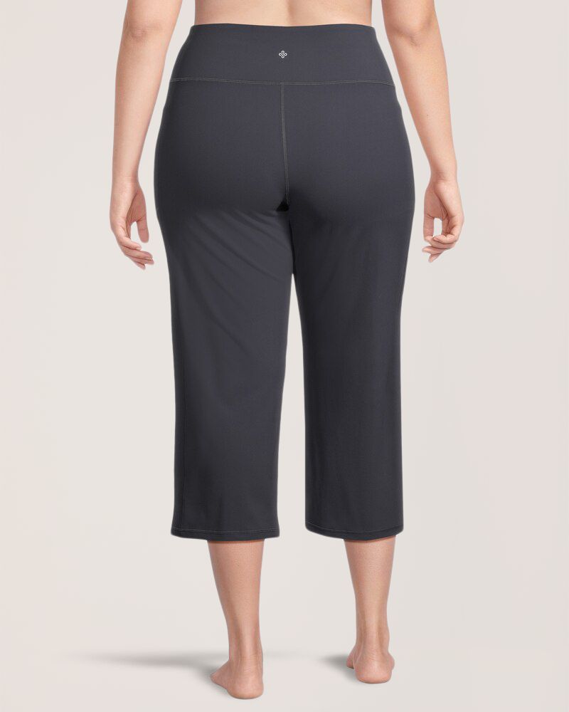 Legging court à taille haute et à jambe droite avec poche Live-in Confort pour femmes, Shambhala