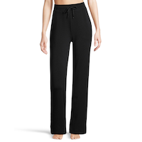 Pantalon ultradoux de coupe décontractée à jambe droite pour femmes, Shambhala Front_Flat