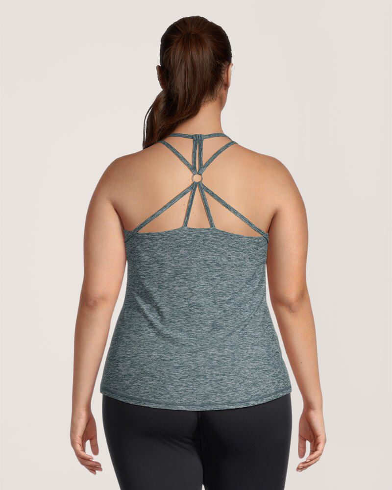 Débardeur à soutien-gorge intégré léger pour femmes, Shambhala