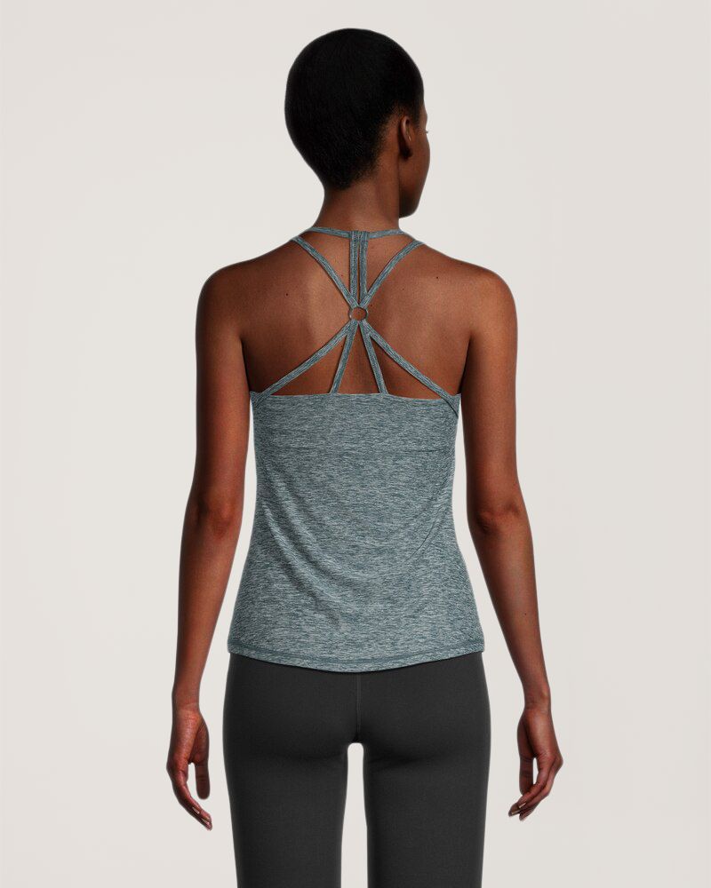 Débardeur à soutien-gorge intégré léger pour femmes, Shambhala