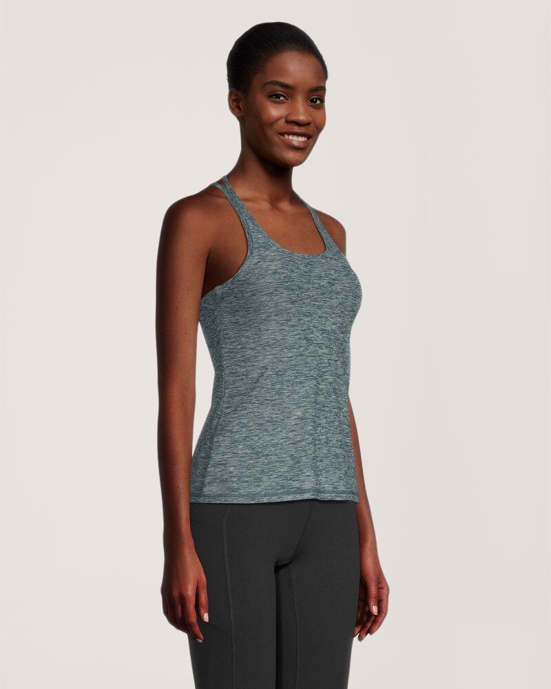 Débardeur à soutien-gorge intégré léger pour femmes, Shambhala