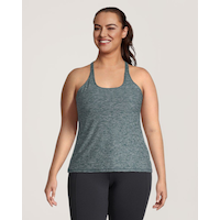 Débardeur à soutien-gorge intégré léger pour femmes, Shambhala Front_Flat