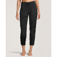 Shambhala Women's Live-In Ease Mid Rise Capri Pants Front_Flat