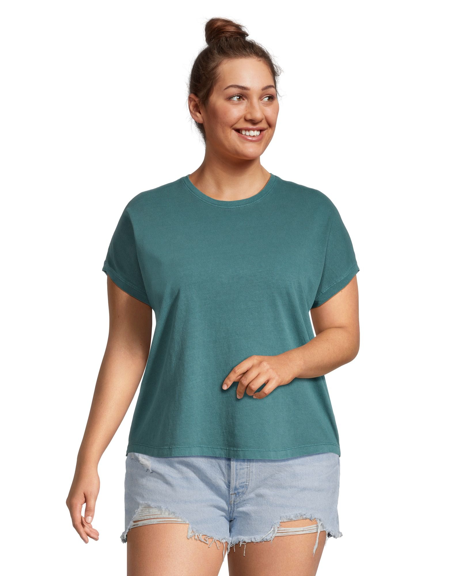 T-shirt teint en pièce à manches courtes, FarWest