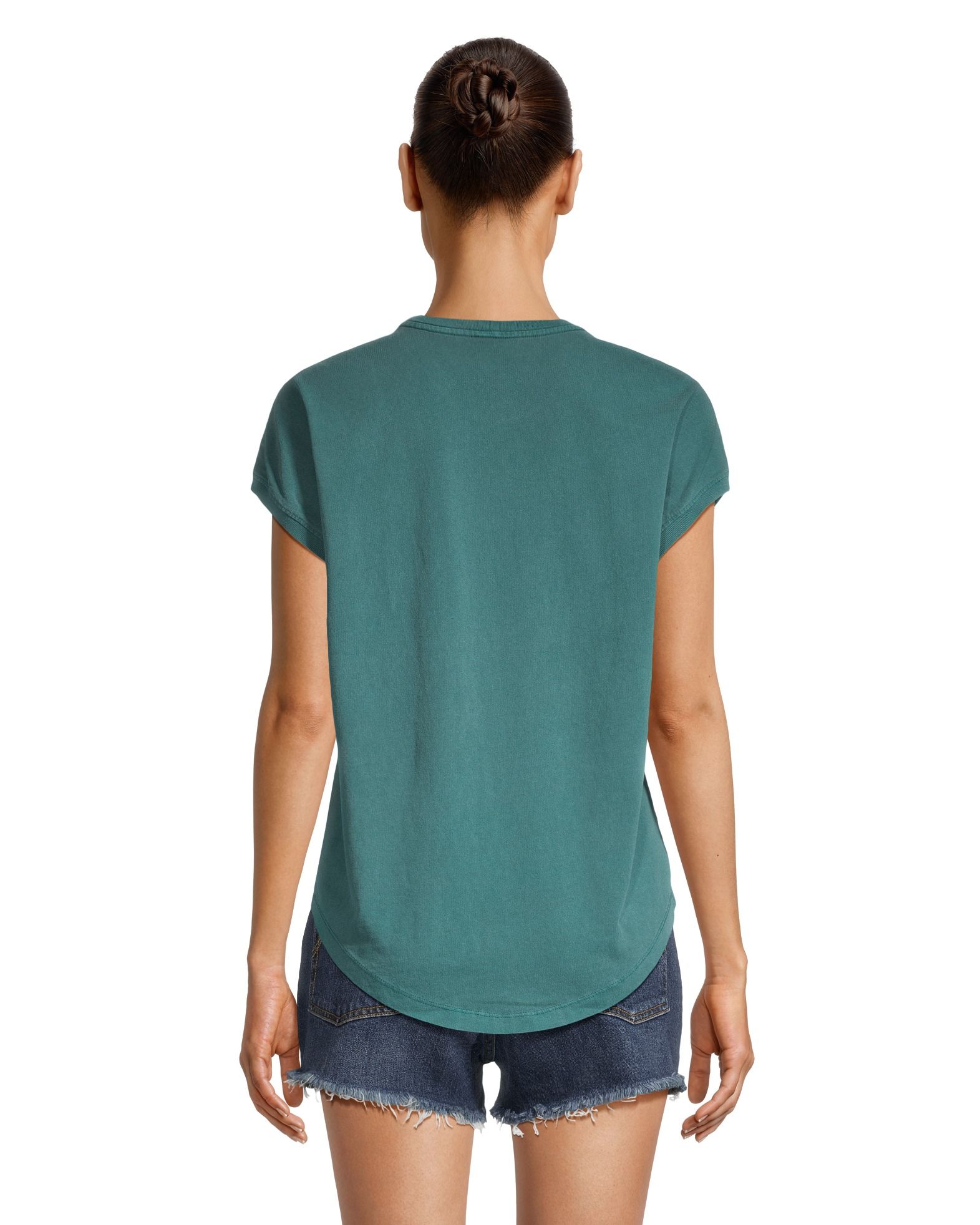 T-shirt teint en pièce à manches courtes, FarWest