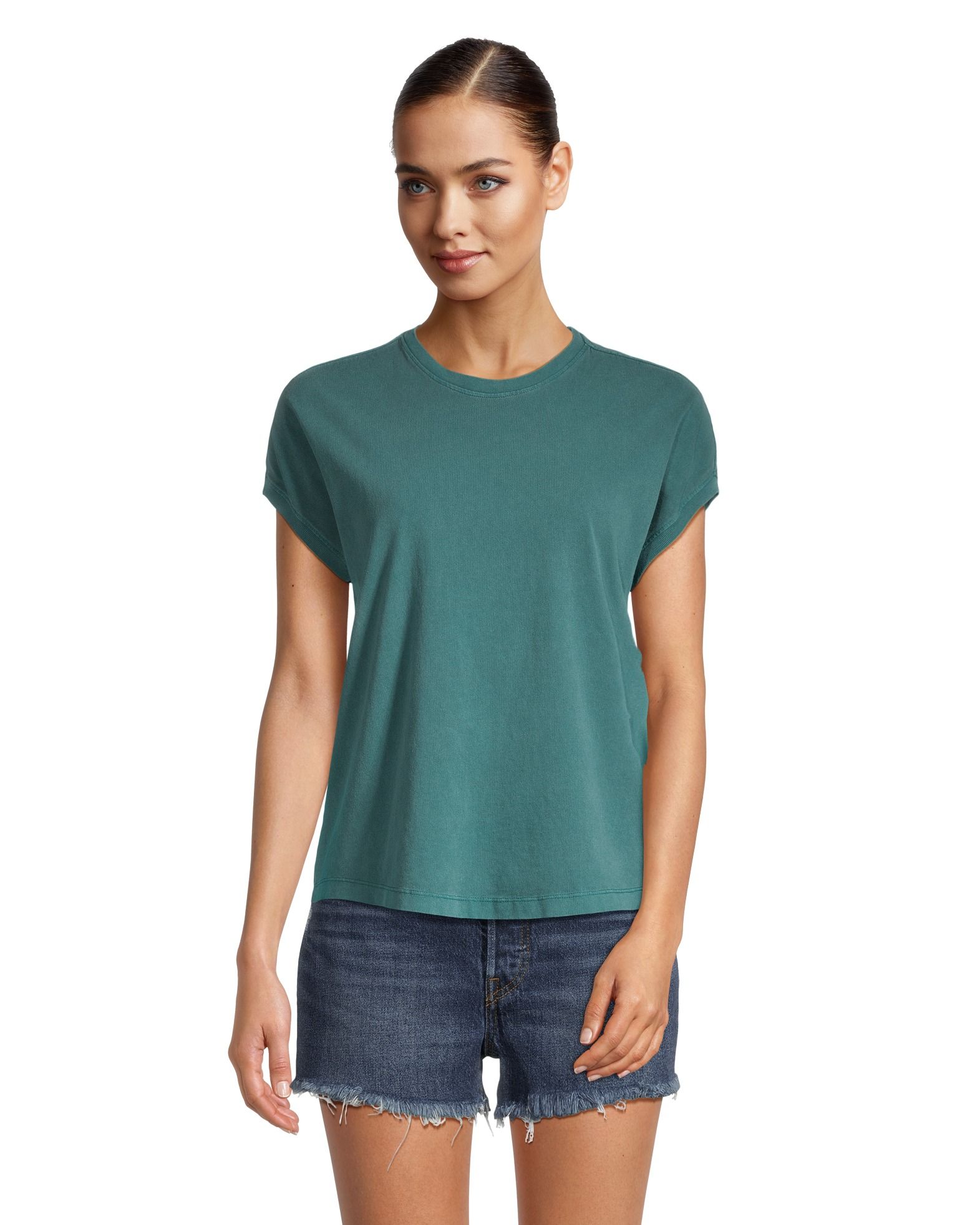 T-shirt teint en pièce à manches courtes, FarWest