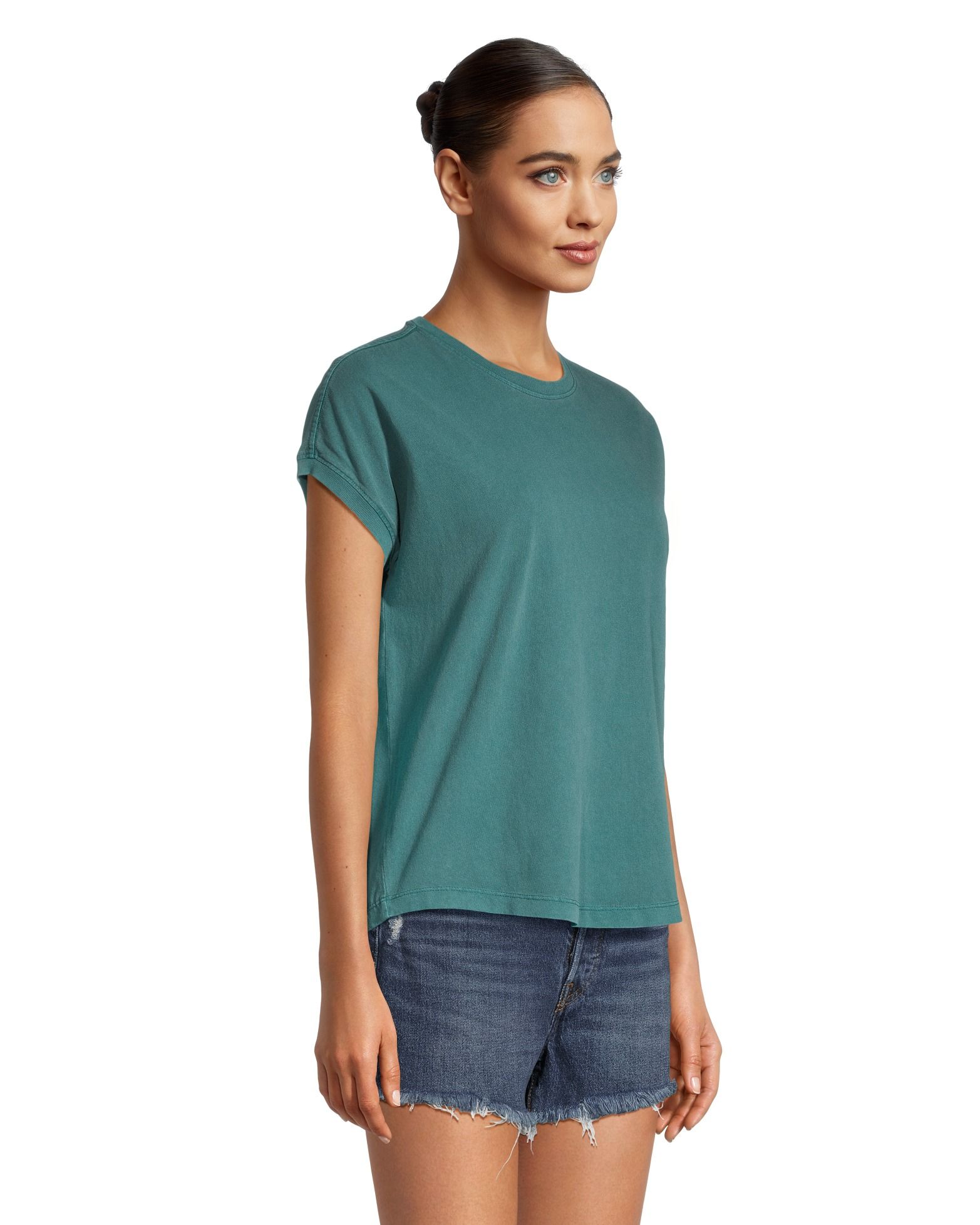 T-shirt teint en pièce à manches courtes, FarWest