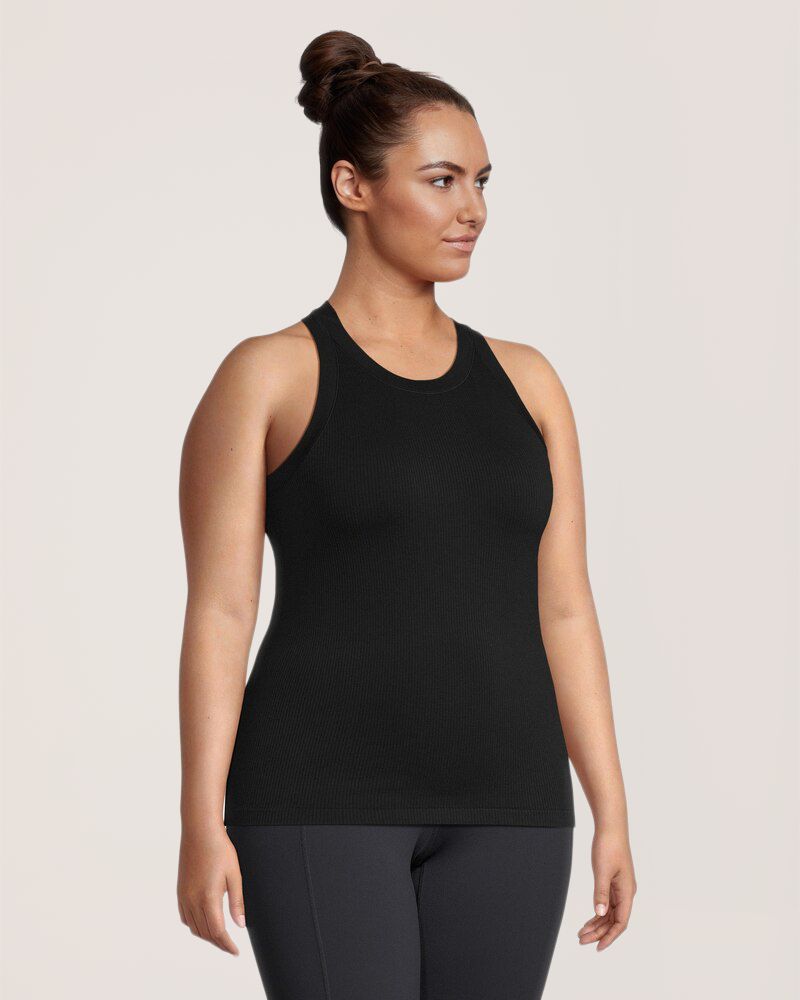 Débardeur sans coutures à col montant pour femmes, Shambhala