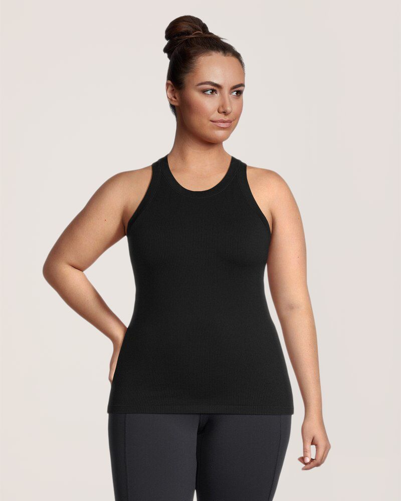 Débardeur sans coutures à col montant pour femmes, Shambhala