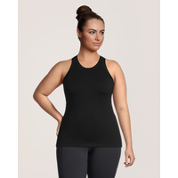 Débardeur sans coutures à col montant pour femmes, Shambhala Front_Flat