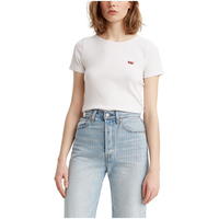 T-shirt en tricot côtelé pour femmes, Honey, Levi's Front_Three_Fourths_Angled_Left
