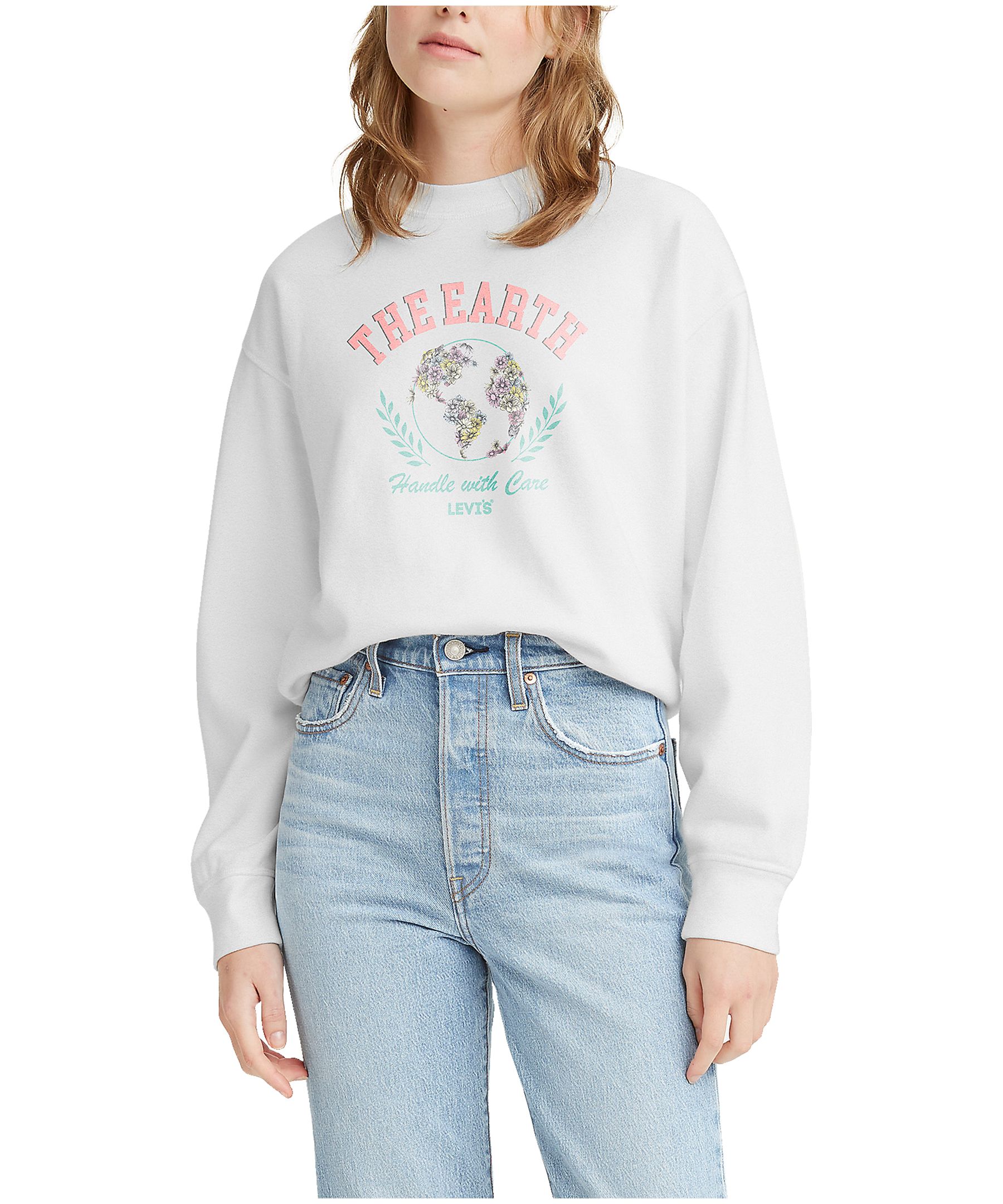 Levi's Women's Graphic Standard Crew Neck Sweatshirt